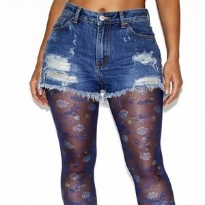 90s Vintage Levis Distressed Jean Shorts Womens M 8 High Waist Cutoff Daisy Duke